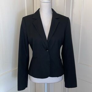 Black Waist Nipped Blazer